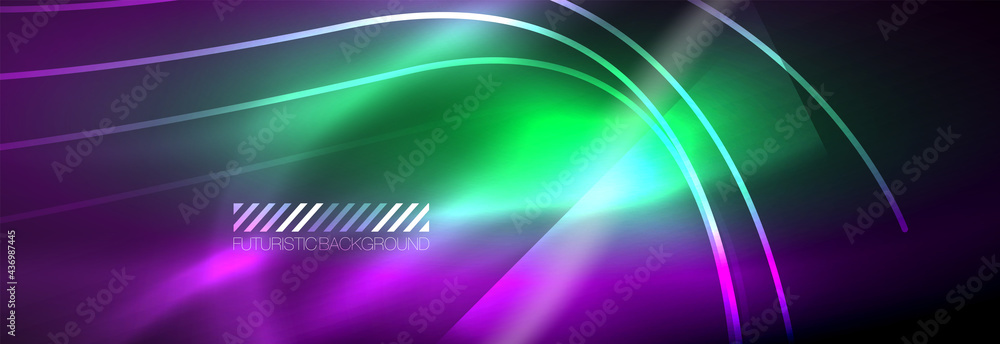 Neon dynamic beams vector abstract wallpaper background. Wallpaper background, design templates for business or technology presentations, internet posters or web brochure covers Neon dynamic beams vector abstract wallpaper background. Wallpaper background, design templates for business or technology presentations, internet posters or web brochure covers
