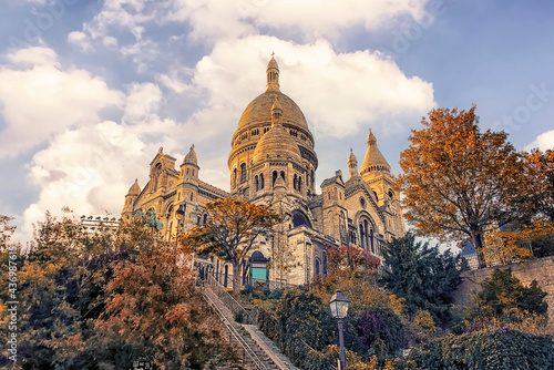 Photography The Sacre-Coeur Basilica in Montmartre, Paris