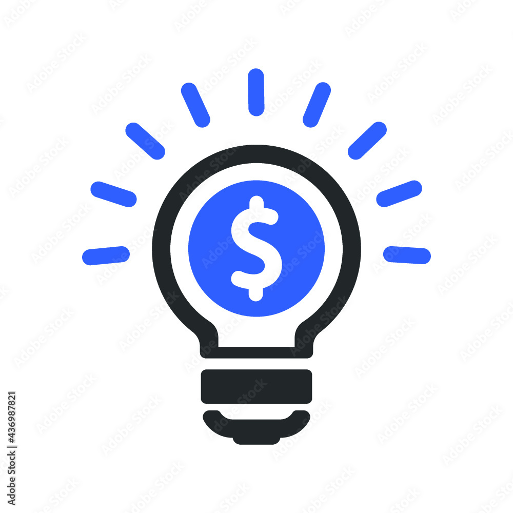investment idea icon design investment idea icon design