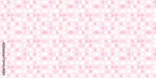 Pastel pink mosaic, geometric seamless repeat pattern background