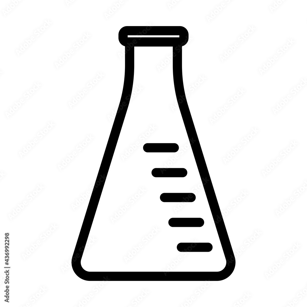 Icon Of Chemistry Cone Flask Icon Of Chemistry Cone Flask