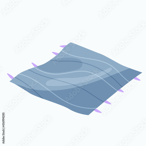 floor mat. vector illustration isolated