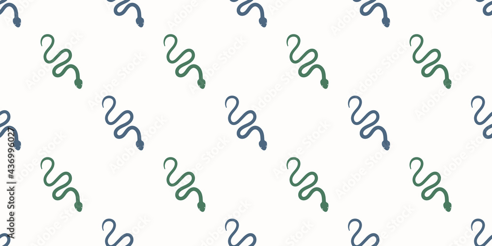 Snake repeat pattern design, vector background Snake repeat pattern design, vector background