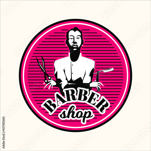 barber shop logo 