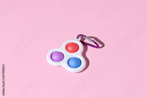 Silicone toy antistress simple dimple. New trend fidget for kids DOF photo