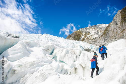Franz Josef - Guided heli-hike glacier, West Coast,  New Zealand