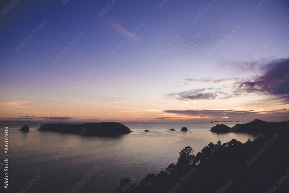 Cathedral Cove at daybreak, Hahei, Coromandel Peninsula,  New Zealand