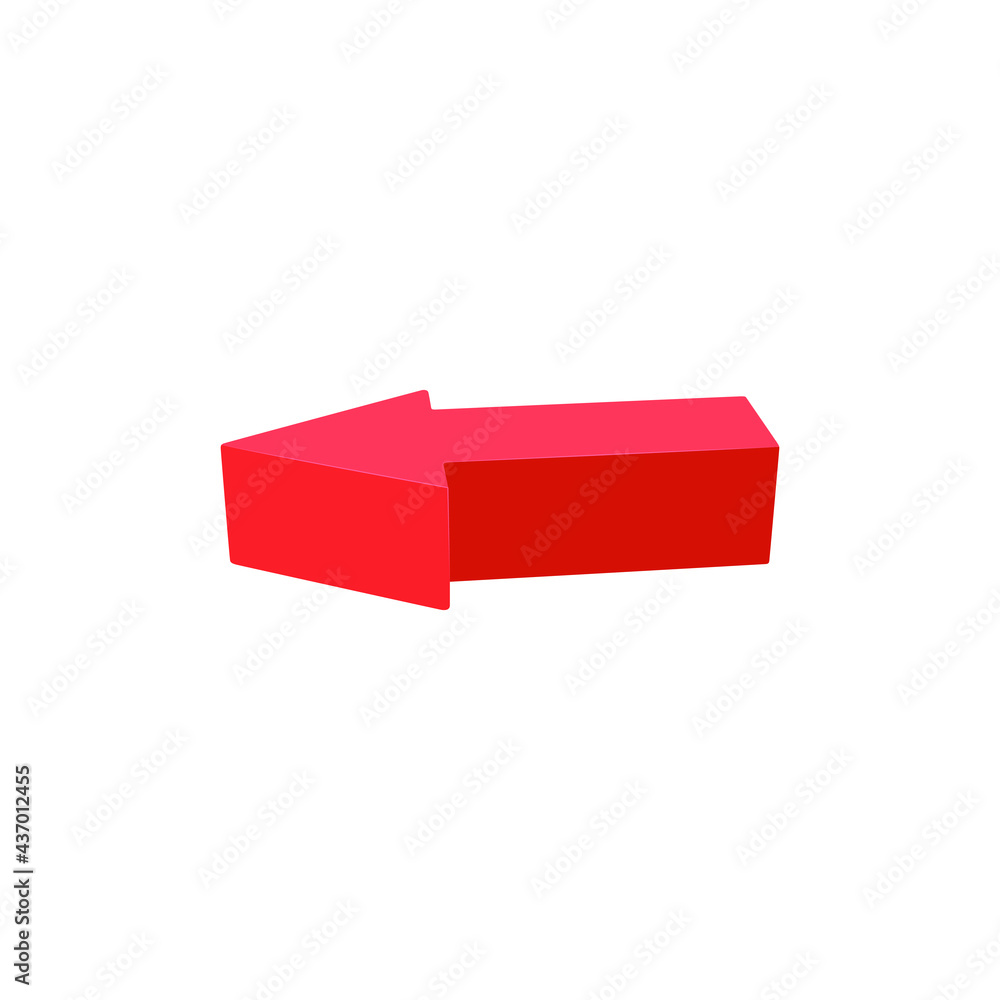 Arrow icon on white background. flat style. arrow icon Arrow icon on white background. flat style. arrow icon