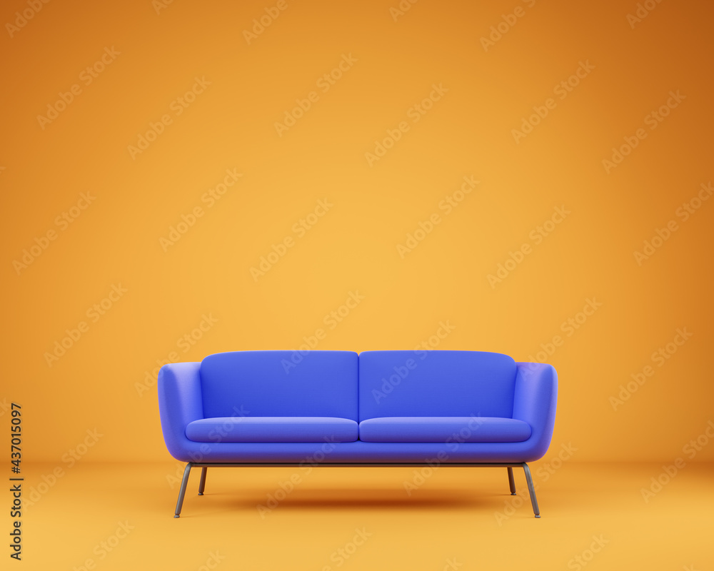 Leather sofa 28002 - Celebrity Symphony - Colorful wallpaper