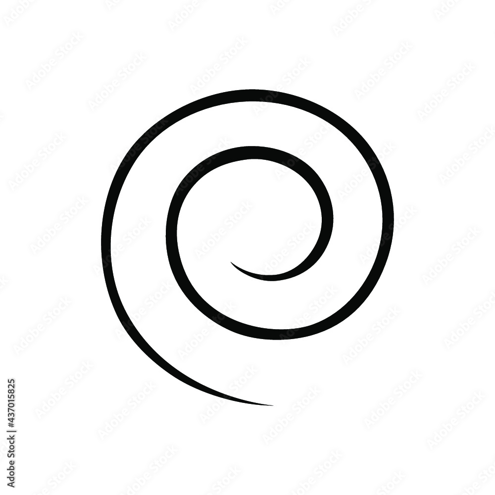 Abstract spiral isolated on a white background Abstract spiral isolated on a white background