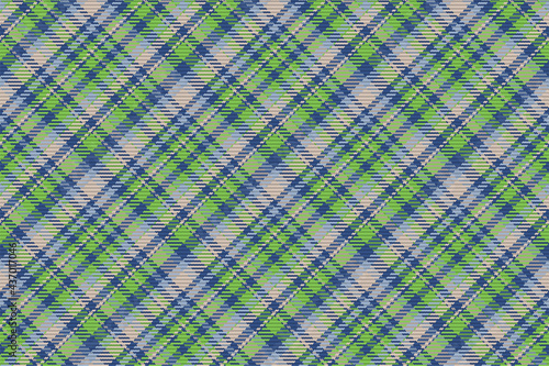 Seamless pattern of scottish tartan plaid. Repeatable background with check fabric texture. Vector backdrop striped textile print.