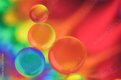 colorful bubbles background