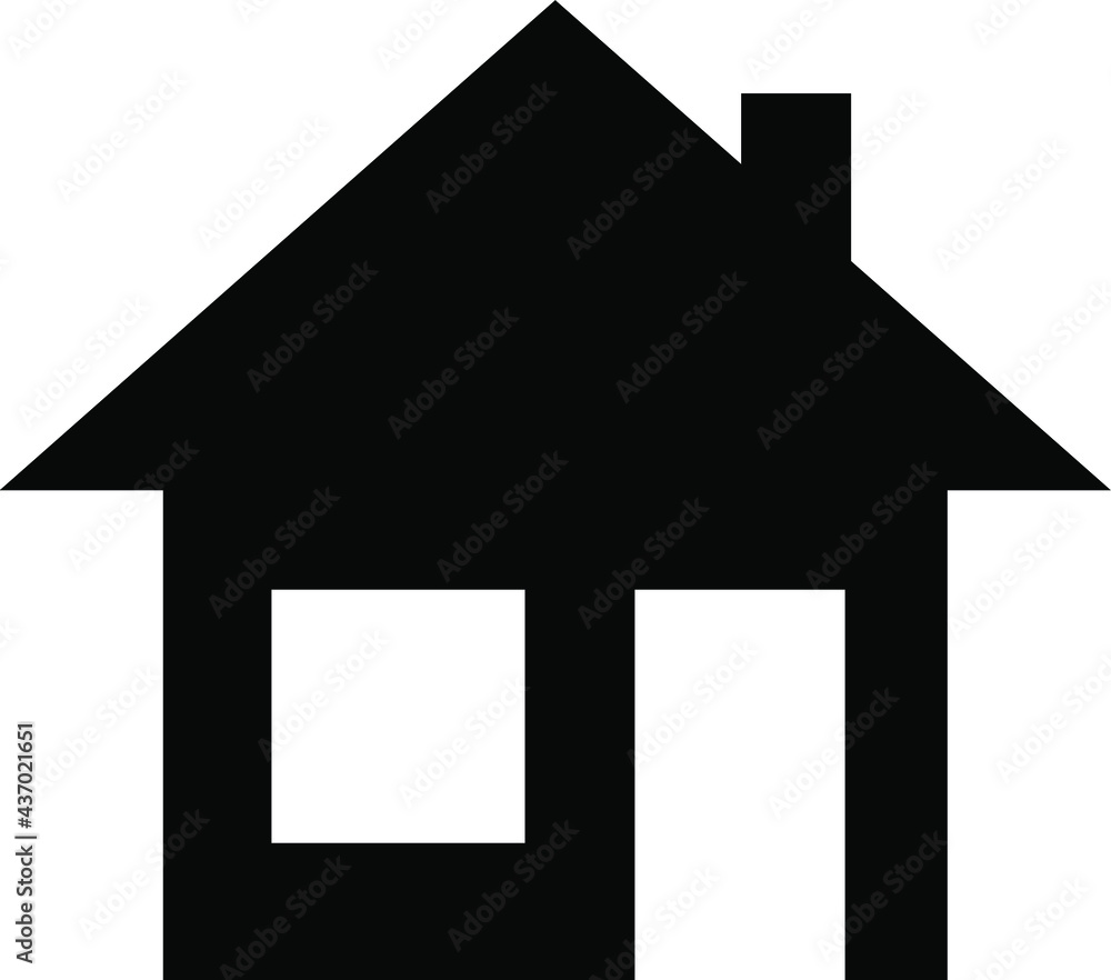 HOME icon vector. Black, building, contact, estate, home vector image. HOUSE vector icon HOME sign HOME icon vector. Black, building, contact, estate, home vector image. HOUSE vector icon HOME sign