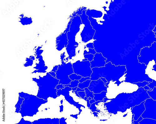 Karte von Europa
