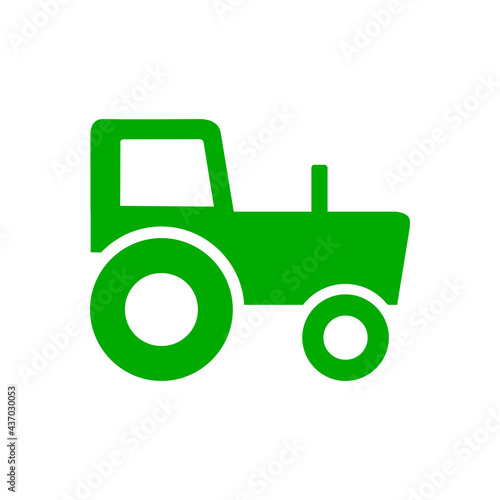 Traktor und Hintergrund