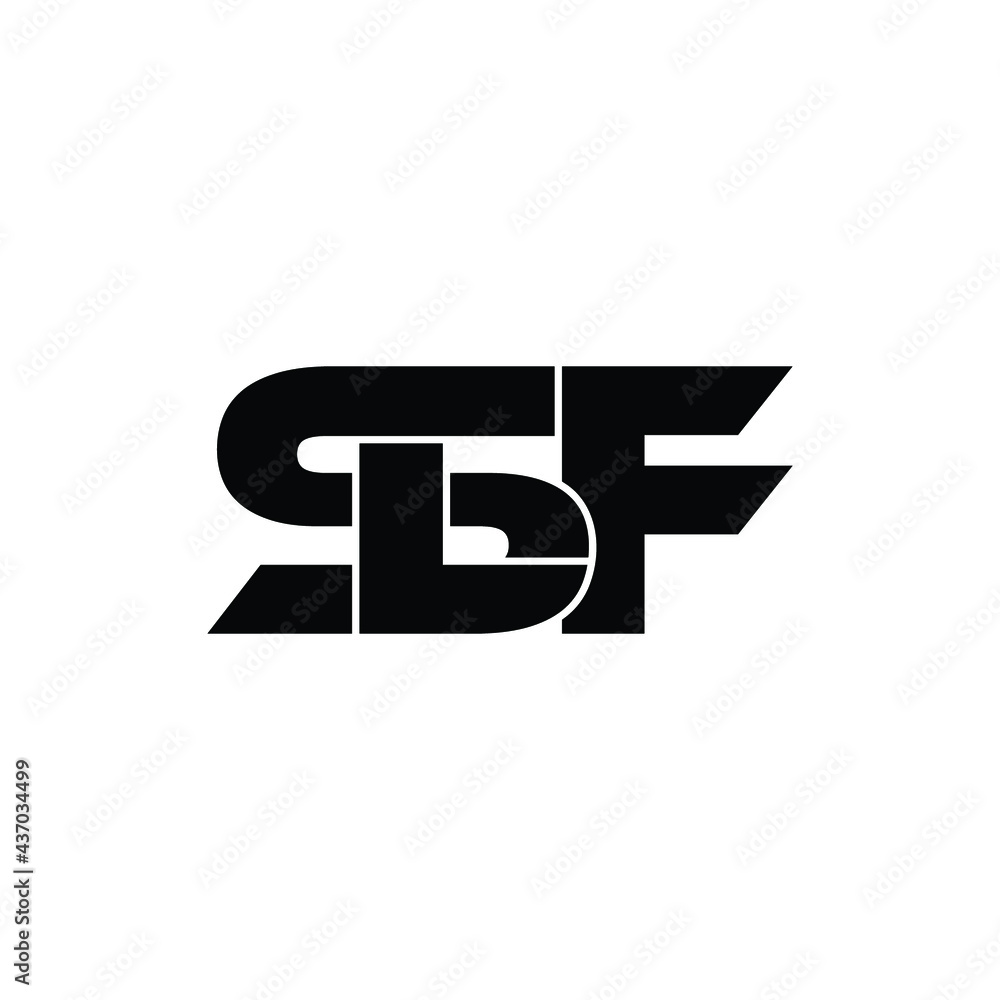 SLF letter monogram logo design vector SLF letter monogram logo design vector