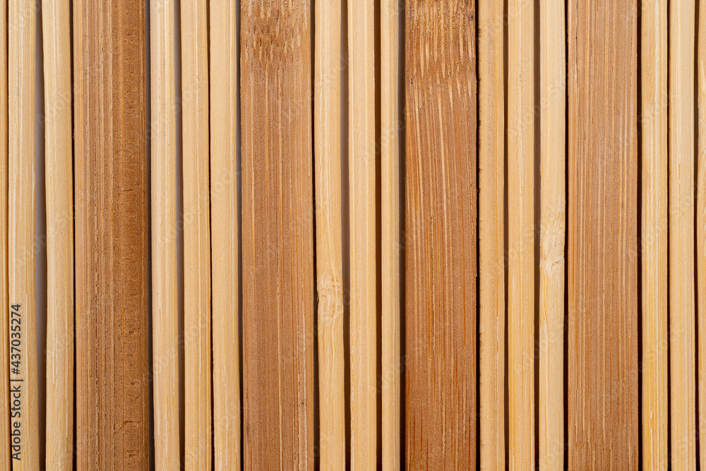 Obraz premium Bamboo mat, may be used as background