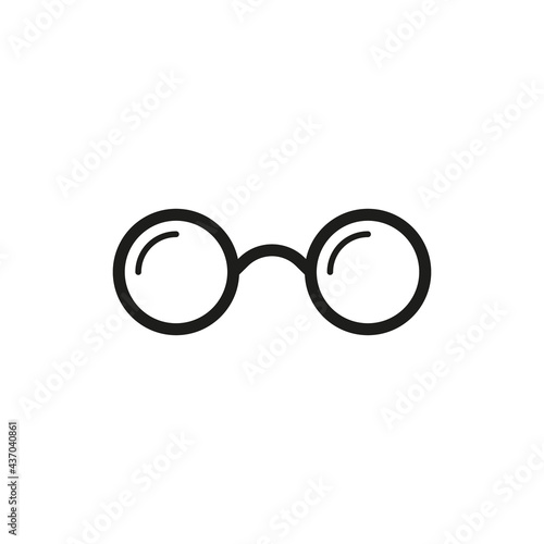 Glasses icon for web and mobile UI design, fashion and style apps.