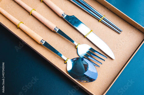 a cutlery set certain with ...