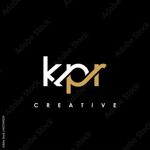 KPR Letter Initial Logo Design Template Vector Illustration