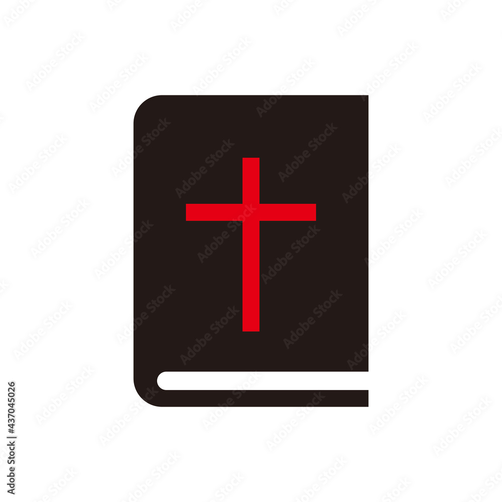 Easter Bible Book icon vector illustration sign Easter Bible Book icon vector illustration sign