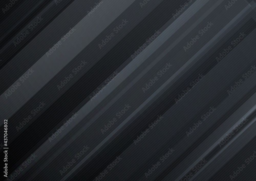 Obraz premium Abstract dark and gray geometric diagonal overlay layer background.