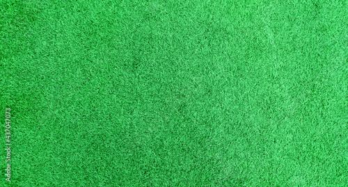 green artificial turf top view