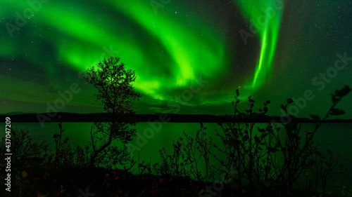 Northern lights, Torneträsk, Abisko, Sweden