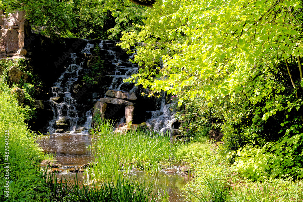 The Cascade - England Surrey - Virginia Water The Cascade - England Surrey - Virginia Water