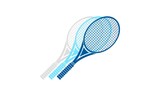 Creative tennis racket icon