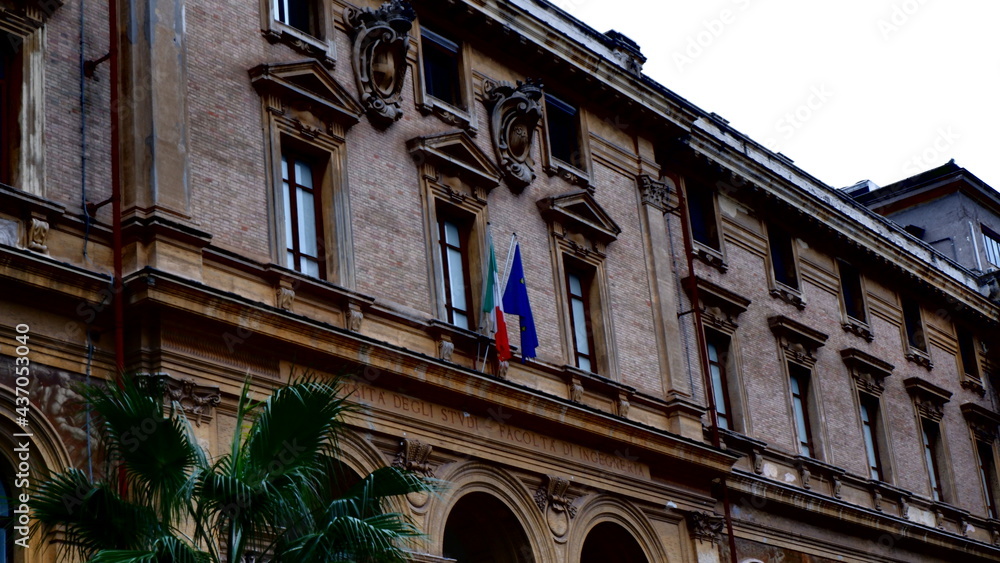 Constitutional Court Of The Italian Republic (Palazzo Della Consulta) On Piazza Del Quirinale