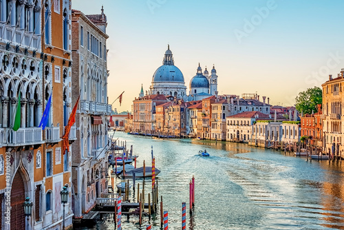 Grand Canal in Venice city © Stockbym
