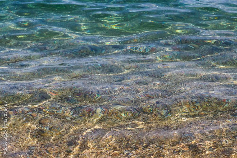 
Crystal clear waters of the Mediterranean Sea.