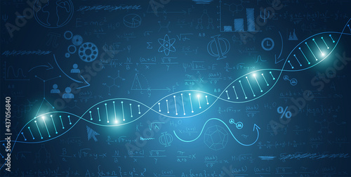 sfondo, dna, farmaceutica, genetica	
