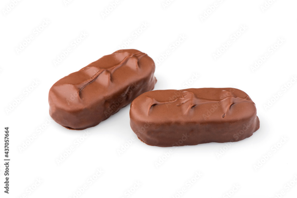 chocolate bar on a white background. bounty bars close-up. chocolate bar on a white background. bounty bars close-up.