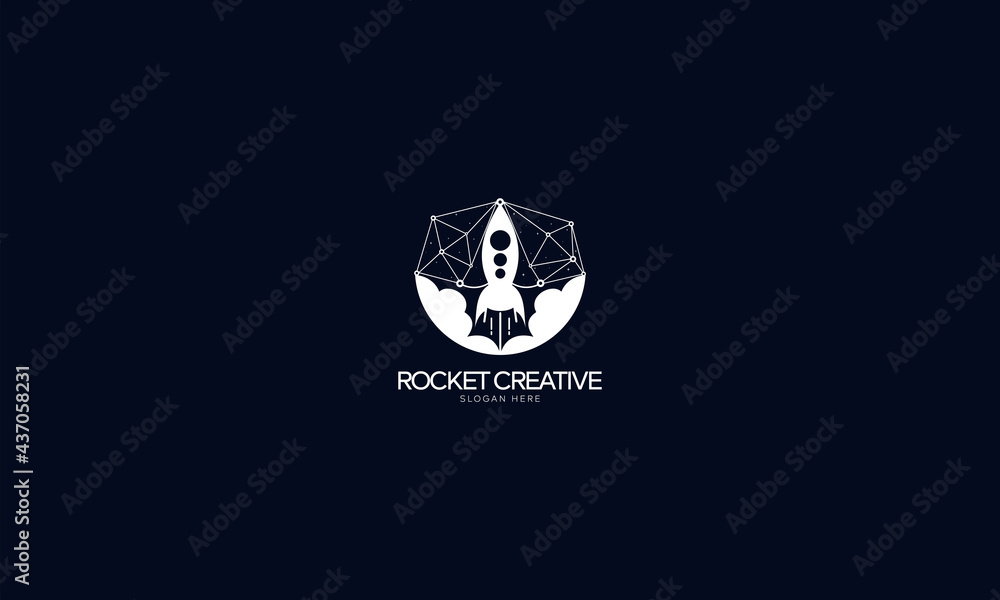 Rocket App Logo. Rocket Tech Logo Vector Rocket App Logo. Rocket Tech Logo Vector