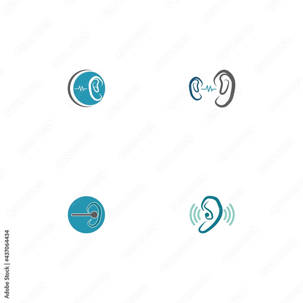 Hearing Logo Template Hearing Logo Template