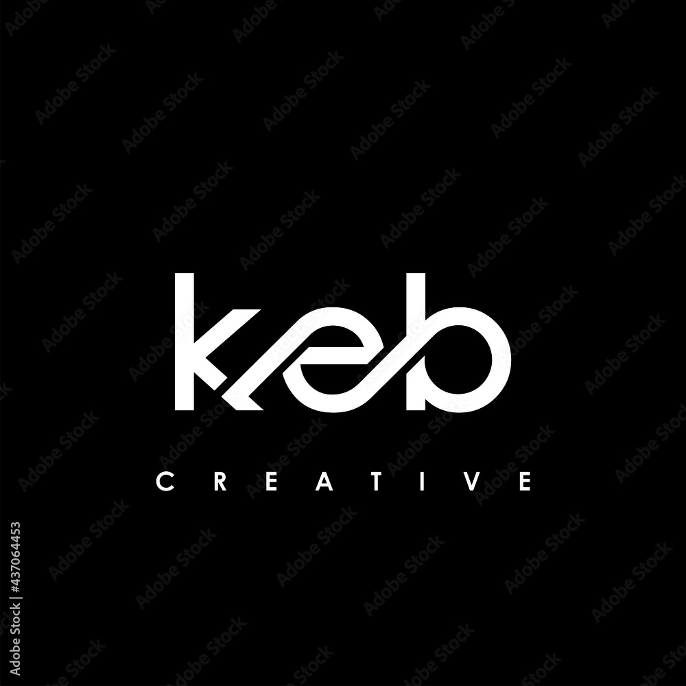 KEB Letter Initial Logo Design Template Vector Illustration KEB Letter Initial Logo Design Template Vector Illustration