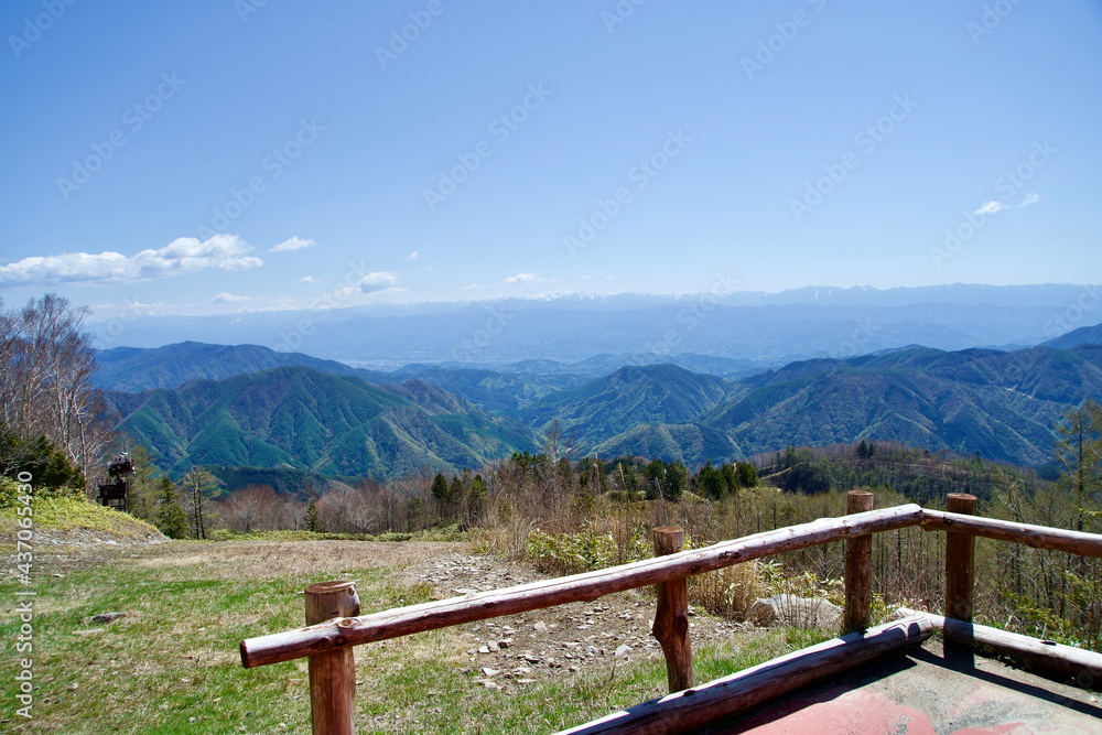 The observation spot in Nagano.