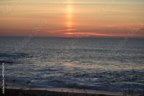 sunset at the beach