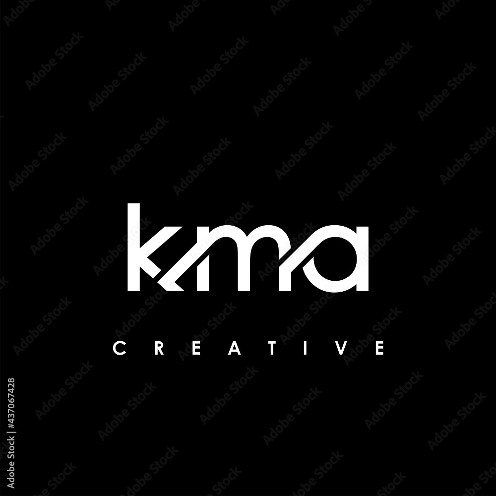 KMA Letter Initial Logo Design Template Vector Illustration KMA Letter Initial Logo Design Template Vector Illustration