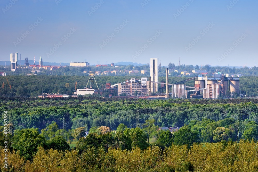 Fototapeta premium Coal mine in Silesia - Ruda Slaska
