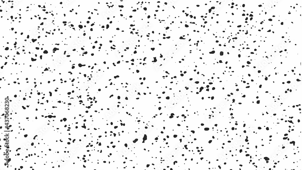 Small black spots on a white background, grunge background Small black spots on a white background, grunge background