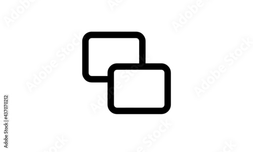 phone vector icon outline style with white background perfect pixel eps8