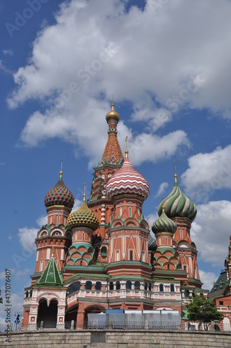 St. Basil's Cathedral on Red Square. Moscow, Russia, May 22, 2021.