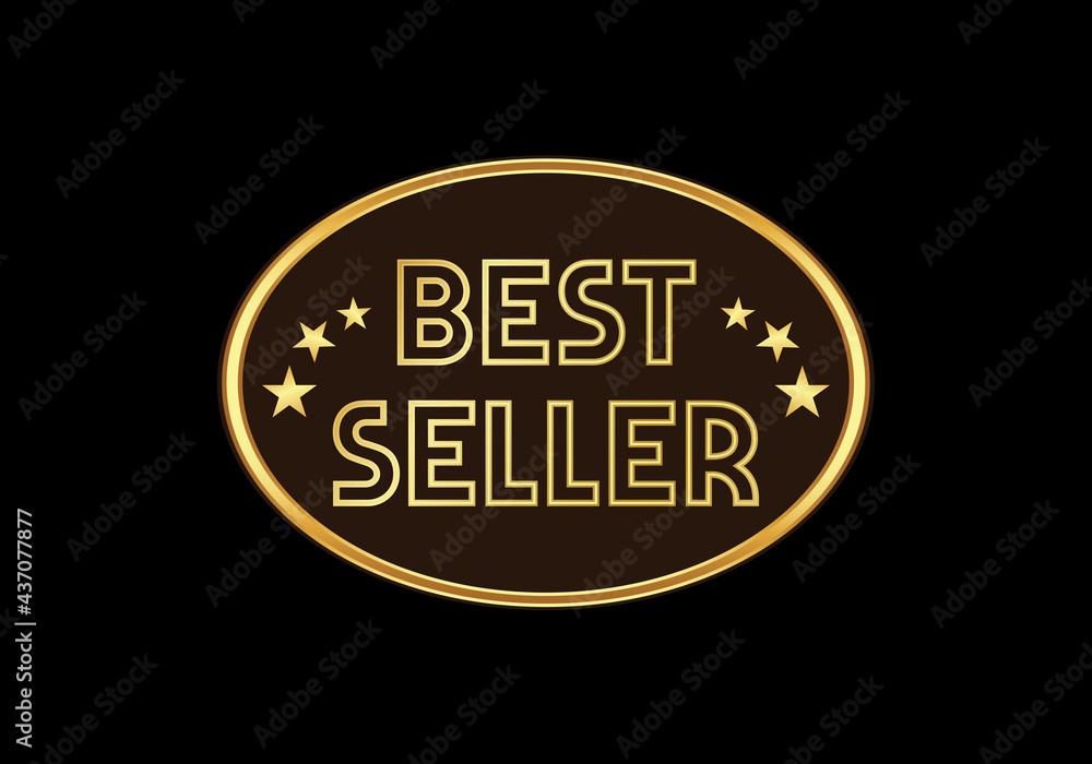 Best Seller icon design, Best Seller badge logo design template vector illustration