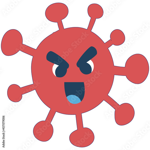 coronavirus cartoon model