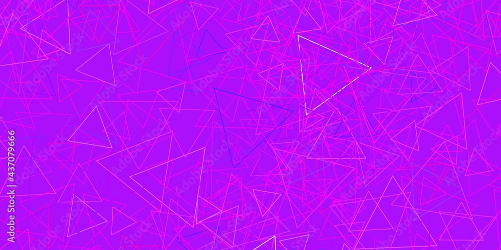 Light Blue, Red vector layout with triangle forms. Light Blue, Red vector layout with triangle forms.