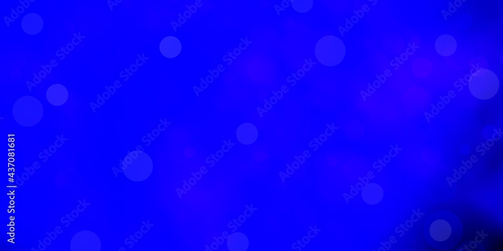 Dark BLUE vector texture with circles. Dark BLUE vector texture with circles.
