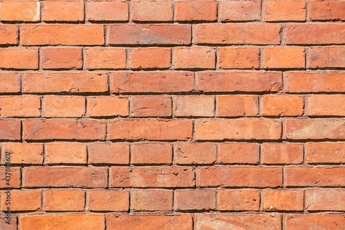  pattern of red brick wall